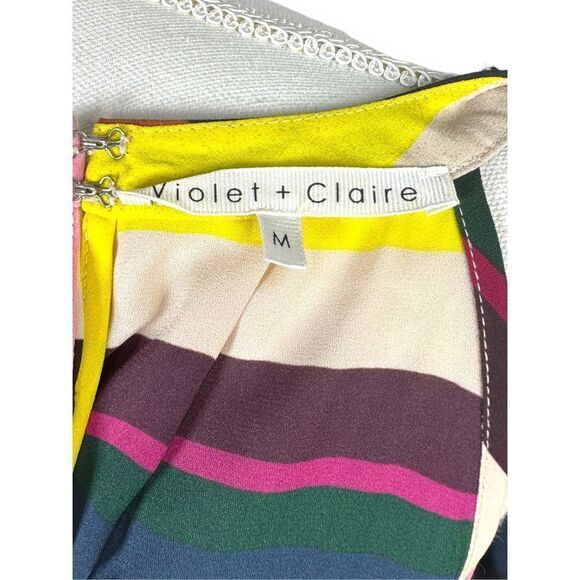 Violet and Claire Block striped Flowy Tank - Picture 5 of 5